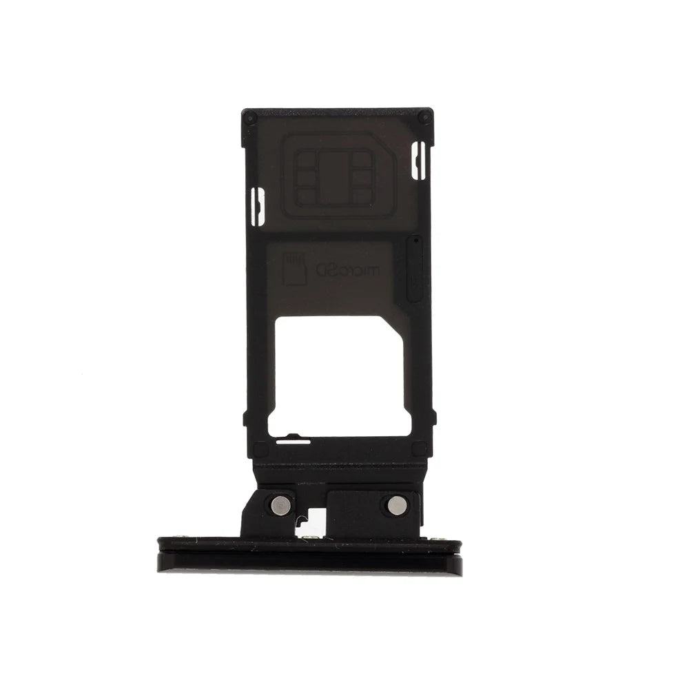 OEM SIM Card Tray Part for Sony Xperia XZ3 H9436/H8416/H9493 - Black - 2