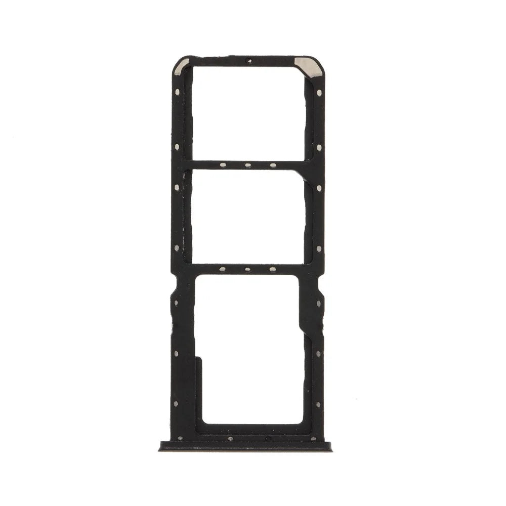 OEM Dual SIM Card + Micro SD Card Tray Holders Part for Oppo A7 - Black - 1