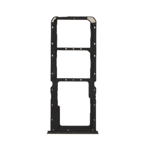 OEM Dual SIM Card + Micro SD Card Tray Holders Part for Oppo A7 - Black - 1