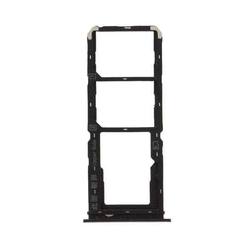 For Vivo Y83 4G OEM Dual SIM Card + SD Card Tray Holder Replacement (without Logo) - Black - 1