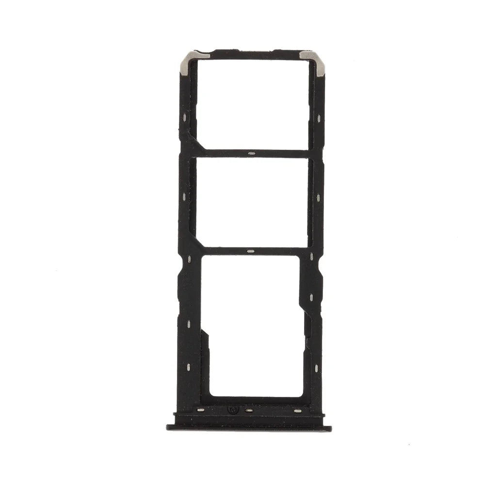 OEM Dual SIM Card + Micro SD Card Tray Holders Part for vivo Y93 - Black - 1