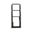 OEM SIM Card Tray Holder Replacement for Samsung Galaxy A51 4G SM-A515 - Black - 1