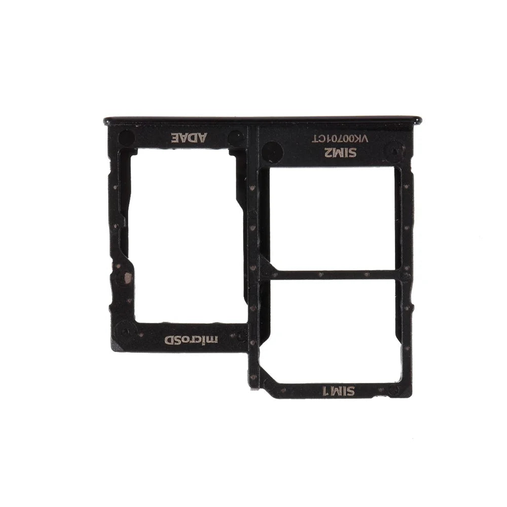 OEM Dual SIM Card + Micro SD Card Tray Holder Repair Part for Samsung Galaxy A41 (Global) A415 - Black - 1