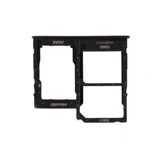 OEM Dual SIM Card + Micro SD Card Tray Holder Repair Part for Samsung Galaxy A41 (Global) A415 - Black - 1