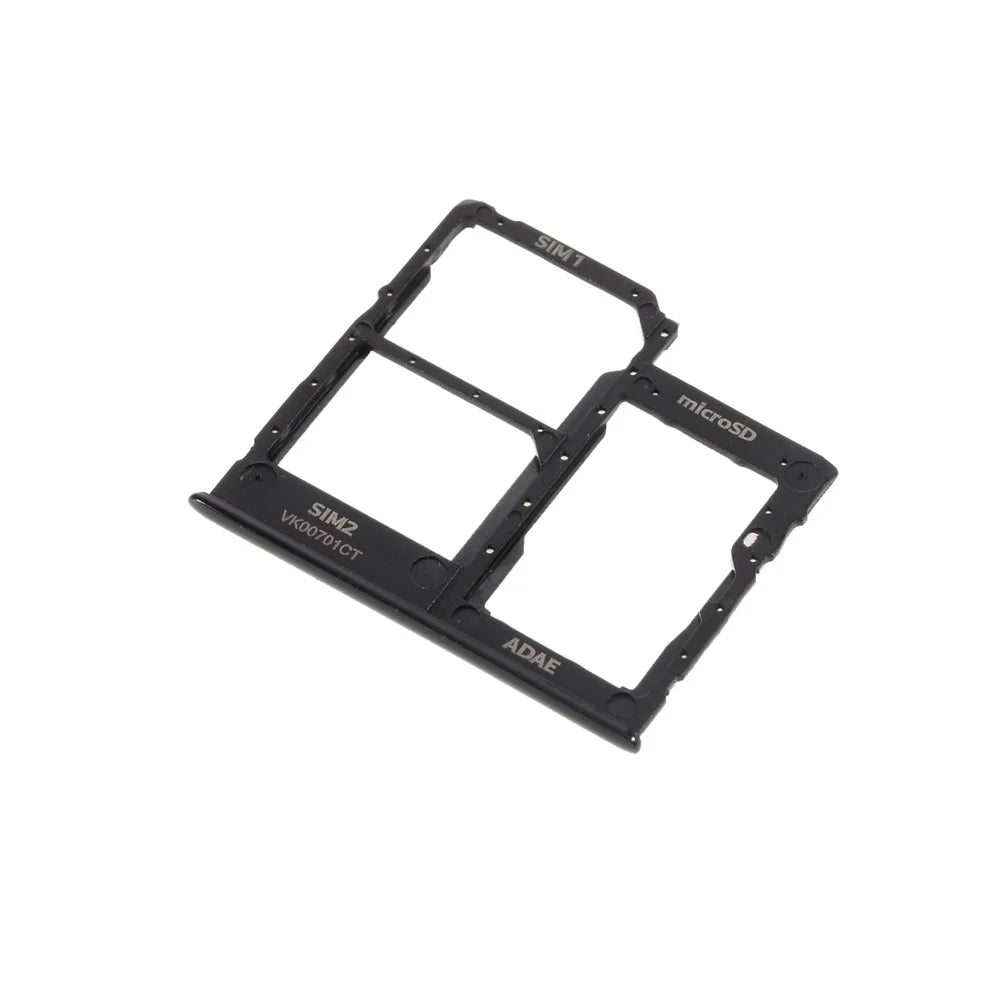 OEM Dual SIM Card + Micro SD Card Tray Holder Repair Part for Samsung Galaxy A41 (Global) A415 - Black - 3