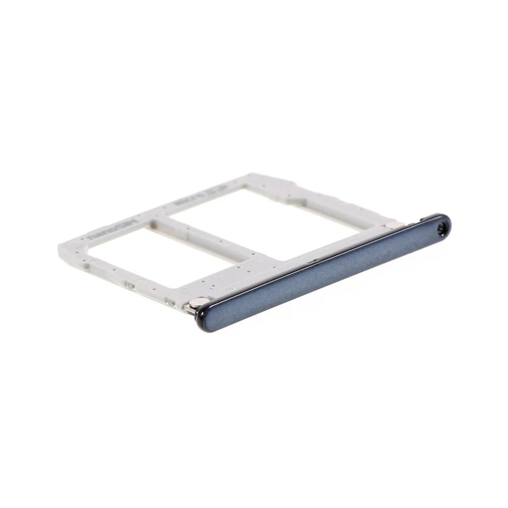 OEM SIM Card + Micro SD Card Tray Holder Replacement for LG K40 - Dark Blue - 2