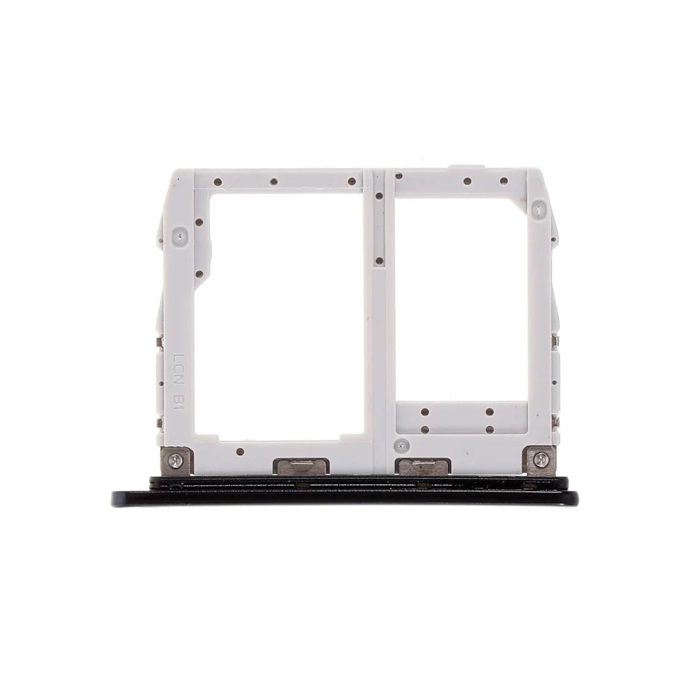 OEM SIM Card + Micro SD Card Tray Holder Replacement for LG K40 - Dark Blue - 3