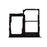 OEM Dual SIM Card + Micro SD Card Tray Holder Repair Part for Samsung Galaxy A01 Core A013 - Black - 2