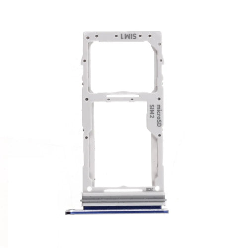 OEM SIM Card Tray + Micro SD Card Tray Holder Repair Part for Samsung Galaxy S10 Lite 4G G770 - Blue - 1