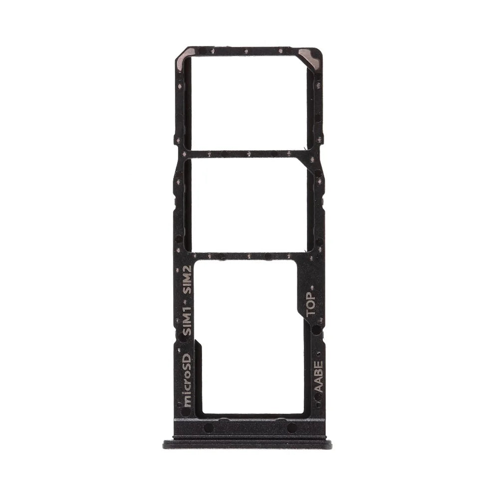 OEM SIM Card Tray Holder Replacement Part for Samsung Galaxy A12 A125 - Black - 1