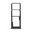 OEM SIM Card Tray Holder Replacement Part for Samsung Galaxy A12 A125 - Black - 1