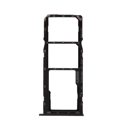OEM SIM Card Tray Holder Replacement Part for Samsung Galaxy A20s A207 - Black - 1