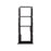 OEM SIM Card Tray Holder Replacement Part for Samsung Galaxy A32 4G (EU Version) A325 - Black - 1