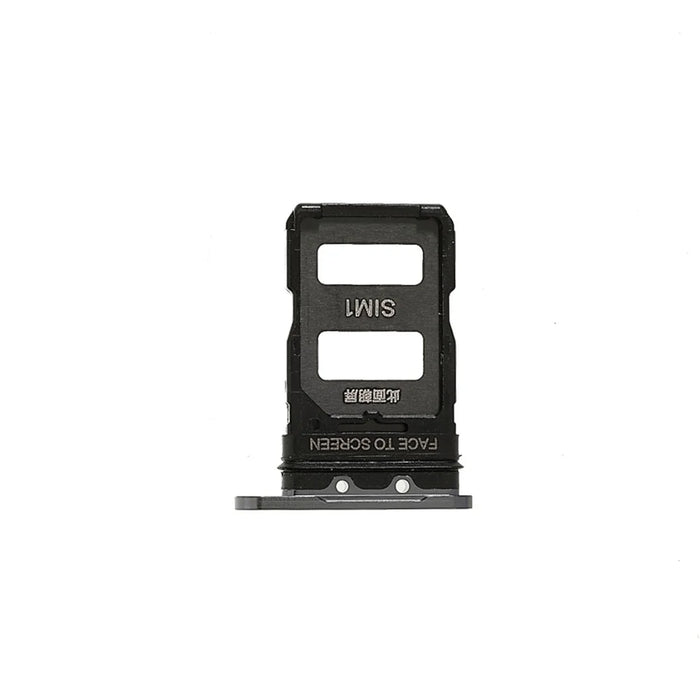 OEM Dual SIM Card Tray Holder Replace Part for Xiaomi Mi 11 (M2011K2C/M2011K2G) - Black - 1