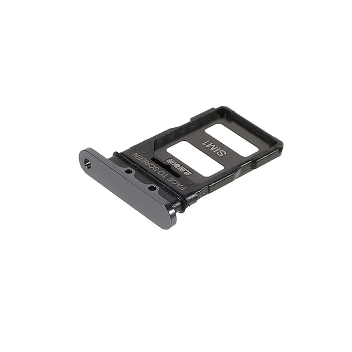 OEM Dual SIM Card Tray Holder Replace Part for Xiaomi Mi 11 (M2011K2C/M2011K2G) - Black - 3