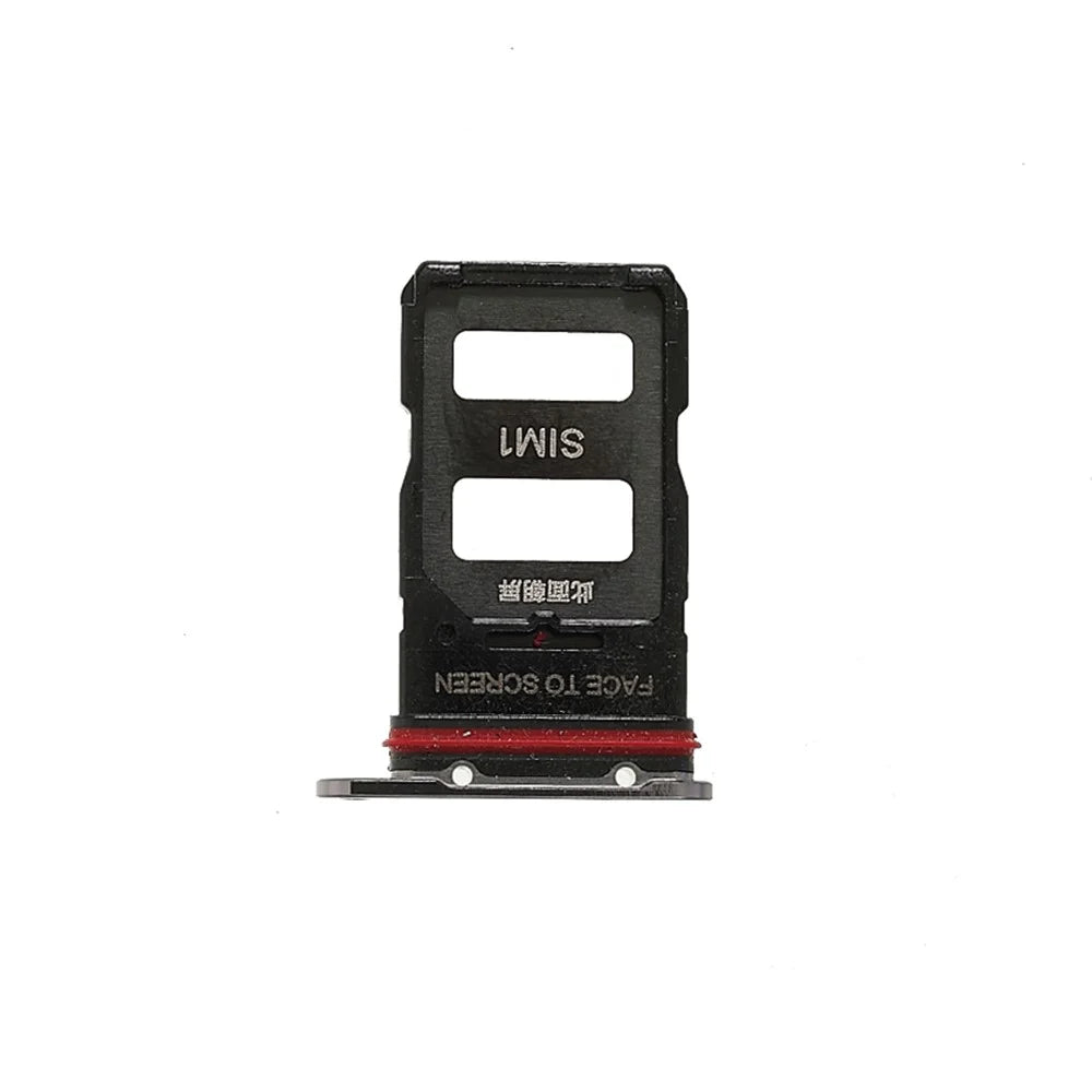 OEM Dual SIM Card Tray Holder Replace Part for Xiaomi Mi 11 Pro - Black - 1