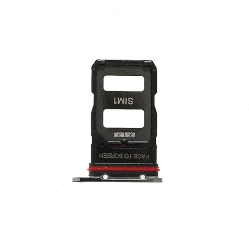 OEM Dual SIM Card Tray Holder Replace Part for Xiaomi Mi 11 Pro - Black - 1