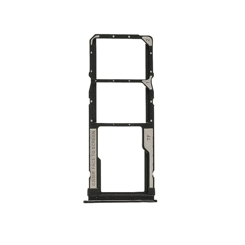 OEM Dual SIM + TF Card Tray Holder Replacement for Xiaomi Redmi Note 10 Pro 4G (Global) (M2101K6G) - Black - 1