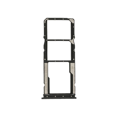 OEM Dual SIM + TF Card Tray Holder Replacement for Xiaomi Redmi 9AT (M2006C3LVG) - Black - 1