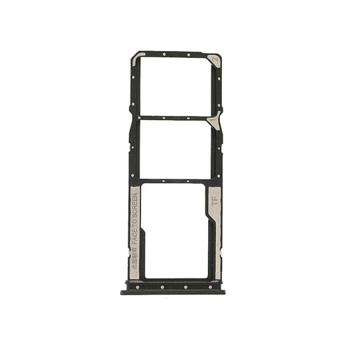 For Xiaomi Redmi 9C M2006C3MG, M2006C3MT OEM Dual SIM Card + TF Card Tray Holder Replacement (without Logo) - Black - 1