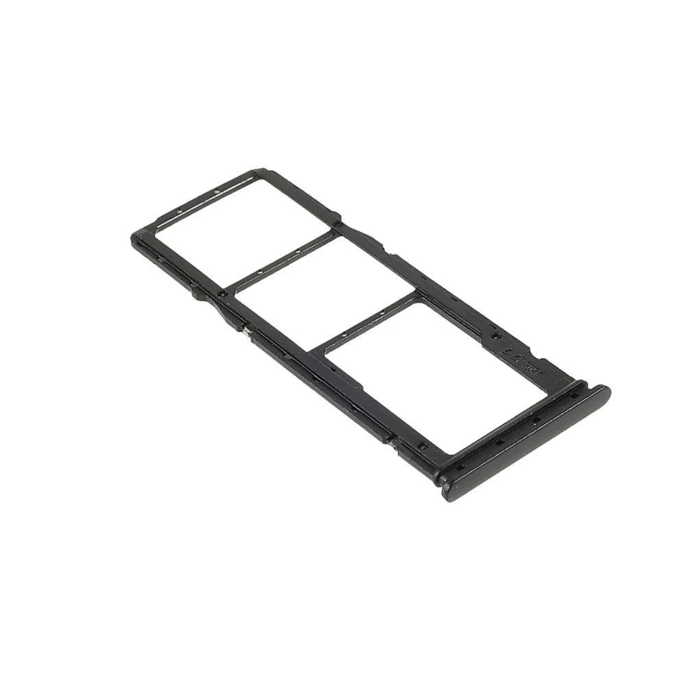 For Xiaomi Redmi 9C M2006C3MG, M2006C3MT OEM Dual SIM Card + TF Card Tray Holder Replacement (without Logo) - Black - 4