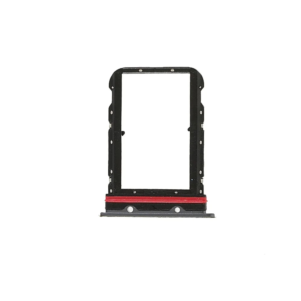 OEM Dual SIM Card Tray Holder Replace Part for Xiaomi Mi Note 10 Lite (M2002F4LG/M1910F4G) - Black - 2