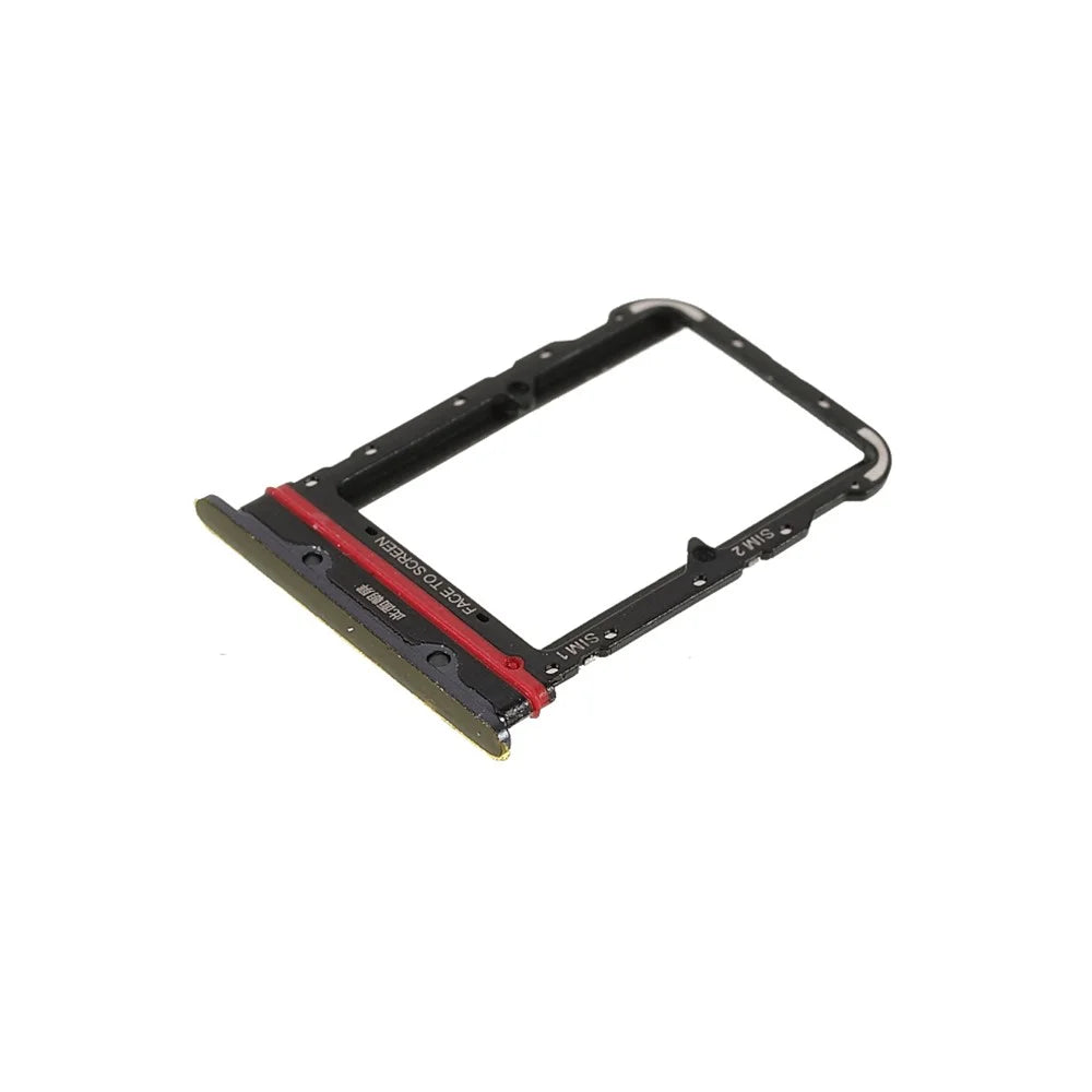OEM Dual SIM Card Tray Holder Replace Part for Xiaomi Mi Note 10 Lite (M2002F4LG/M1910F4G) - Black - 3