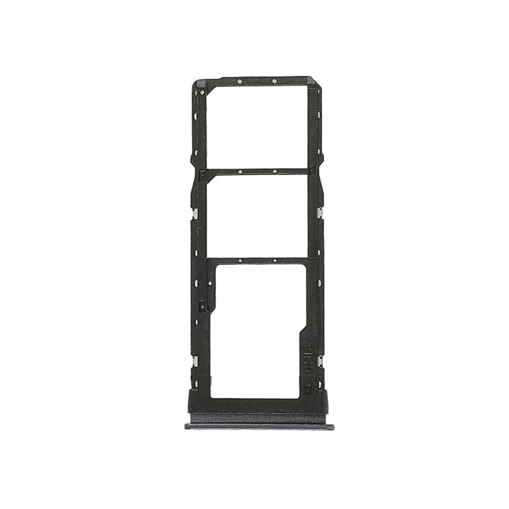 OEM Dual SIM + TF Card Tray Holder Replacement for Xiaomi Redmi Note 9T 5G (M2007J22G, J22) - Black - 2