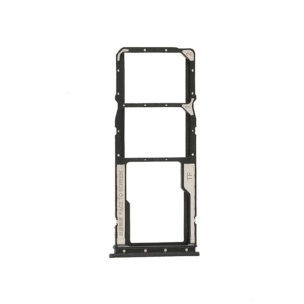 OEM Dual SIM + TF Card Tray Holder Replacement for Xiaomi Poco C3 (M2006C3MII/MZB07RIIN/MZB07RJIN/MZB07QAIN/MZB07RLIN/MZB07RKIN/MZB07RHIN) - Black - 1