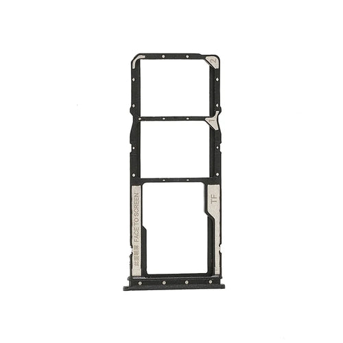 OEM Dual SIM + TF Card Tray Holder Replacement for Xiaomi Poco C3 (M2006C3MII/MZB07RIIN/MZB07RJIN/MZB07QAIN/MZB07RLIN/MZB07RKIN/MZB07RHIN) - Black - 1