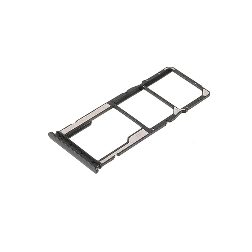 OEM Dual SIM + TF Card Tray Holder Replacement for Xiaomi Poco C3 (M2006C3MII/MZB07RIIN/MZB07RJIN/MZB07QAIN/MZB07RLIN/MZB07RKIN/MZB07RHIN) - Black - 3