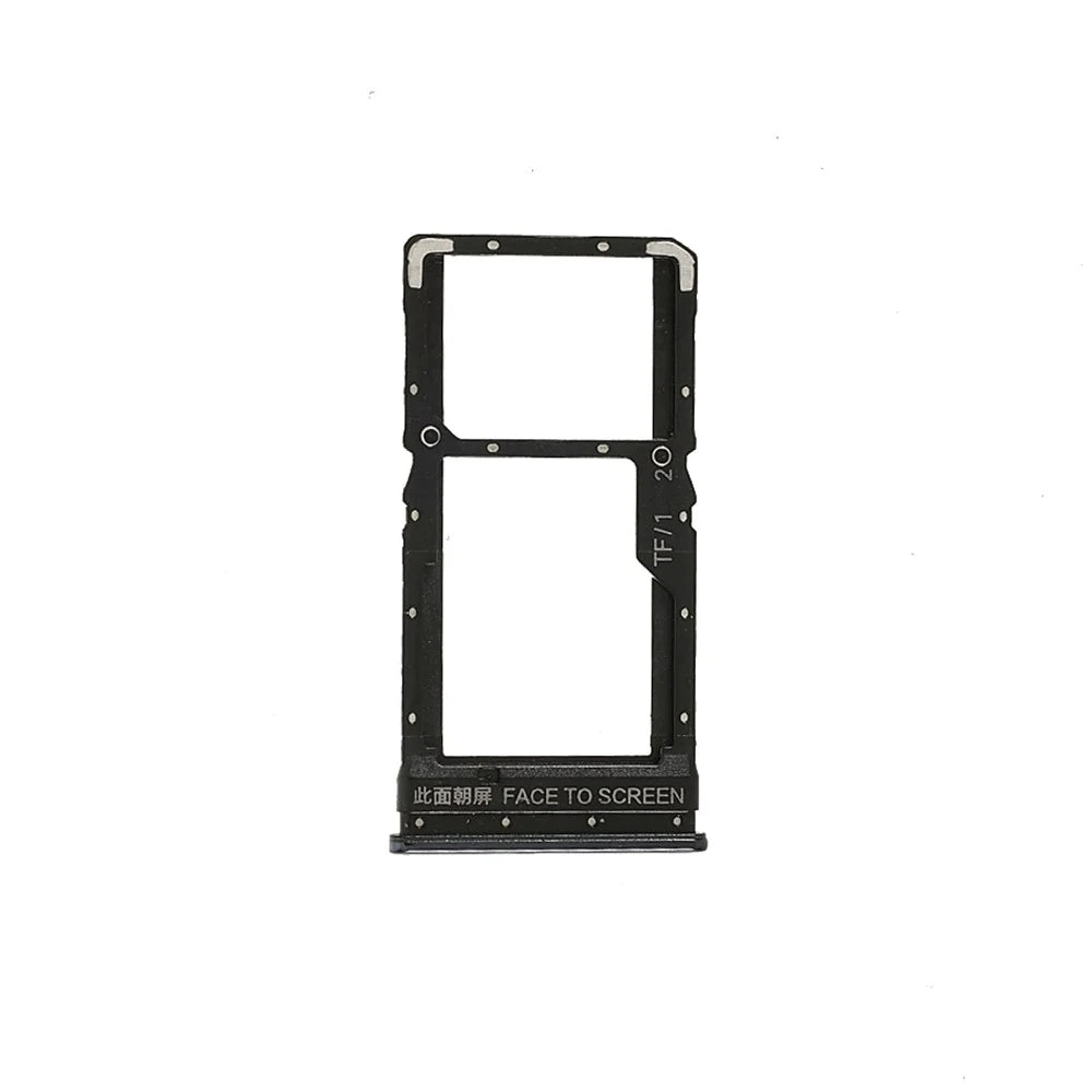 OEM Single SIM + TF Card Tray Holder Repair Part (without Logo) for Xiaomi Poco X3 (MZB07Z0IN/MZB07Z1IN/MZB07Z2IN/MZB07Z3IN/MZB07Z4IN/MZB9965IN/M2007J20CI) - Black - 1
