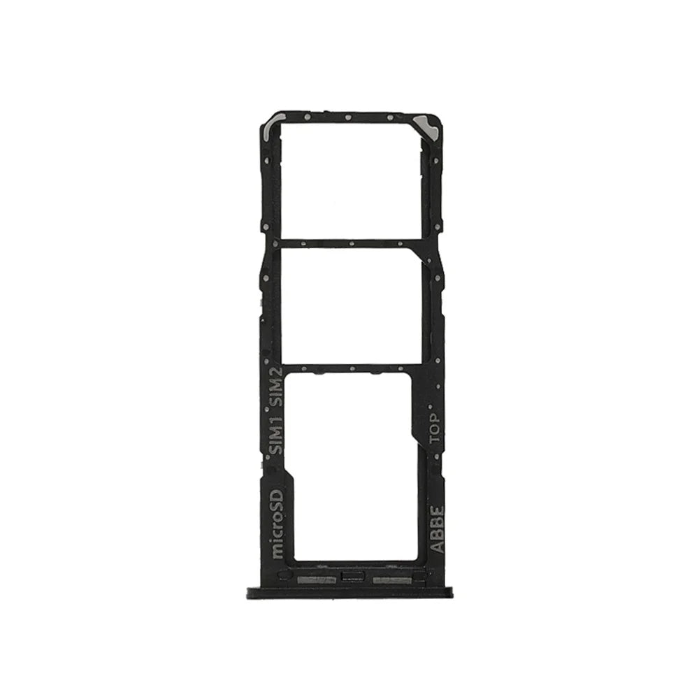 OEM Micro SD Card Slot Dual SIM Card Tray Holder Replacement for Samsung Galaxy A22 4G A225 (EU Version) - Black - 1