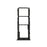 OEM Micro SD Card Slot Dual SIM Card Tray Holder Replacement for Samsung Galaxy A22 4G A225 (EU Version) - Black - 1