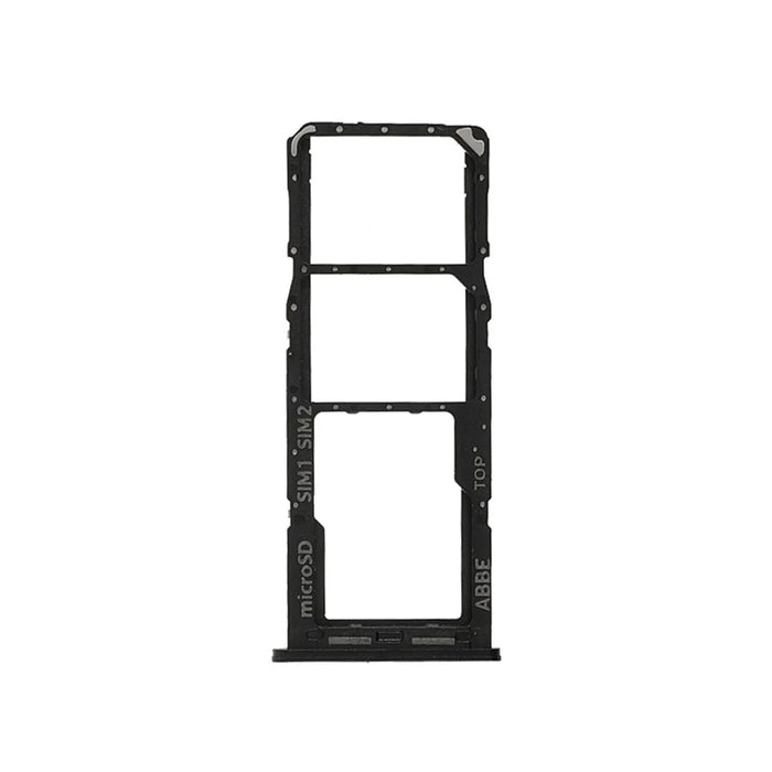 OEM Micro SD Card Slot Dual SIM Card Tray Holder Replacement for Samsung Galaxy A22 4G A225 (EU Version) - Black - 1