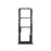 OEM Micro SD Card Slot Dual SIM Card Tray Holder Replacement for Samsung Galaxy A22 4G A225 (EU Version) - Black - 2