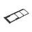 OEM Micro SD Card Slot Dual SIM Card Tray Holder Replacement for Samsung Galaxy A22 4G A225 (EU Version) - Black - 3