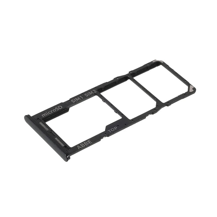 OEM Micro SD Card Slot Dual SIM Card Tray Holder Replacement for Samsung Galaxy A22 4G A225 (EU Version) - Black - 3