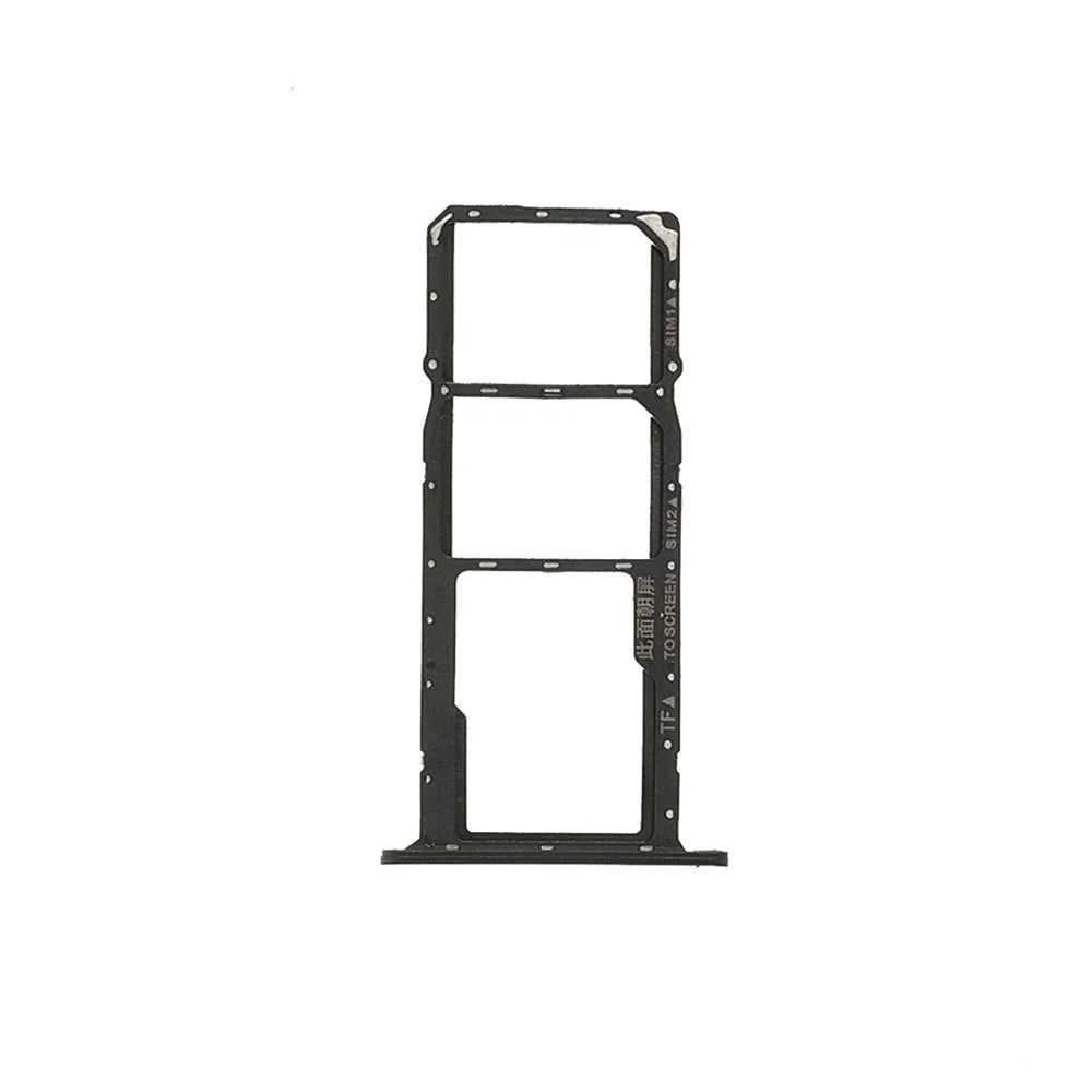 OEM Dual SIM + TF Card Tray Holder Replacement for Huawei Y5 (2019) - Black - 1