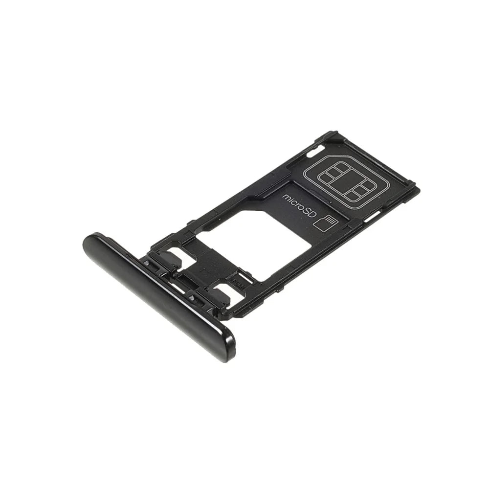 OEM SIM + TF Card Tray Holder Replacement for Sony Xperia 5 - Black - 3