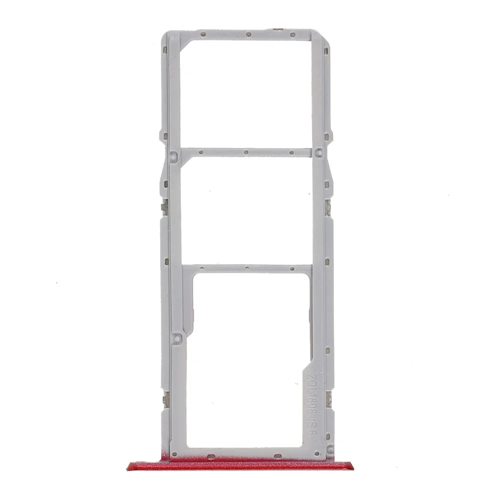 OEM Dual SIM + TF Card Tray Holder Replacement (without Logo) for LG K22 - Red - 4