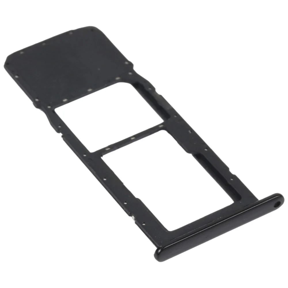 OEM SIM Card + TF Card Tray Holder Replacement (without Logo) for LG K41S - Black - 2