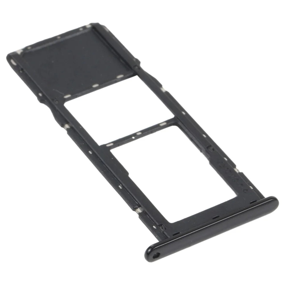 OEM SIM Card + TF Card Tray Holder Replacement (without Logo) for LG K41S - Black - 3