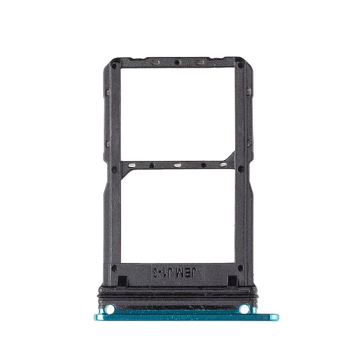 Dual SIM Card Tray Holder Replacement Part (without Logo) for Xiaomi Mi 10/Mi 10 Pro - Blue - 1