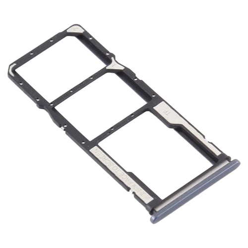 Dual SIM + TF Card Tray Holder Replacement (without Logo) for Xiaomi Redmi 9 - Black - 1