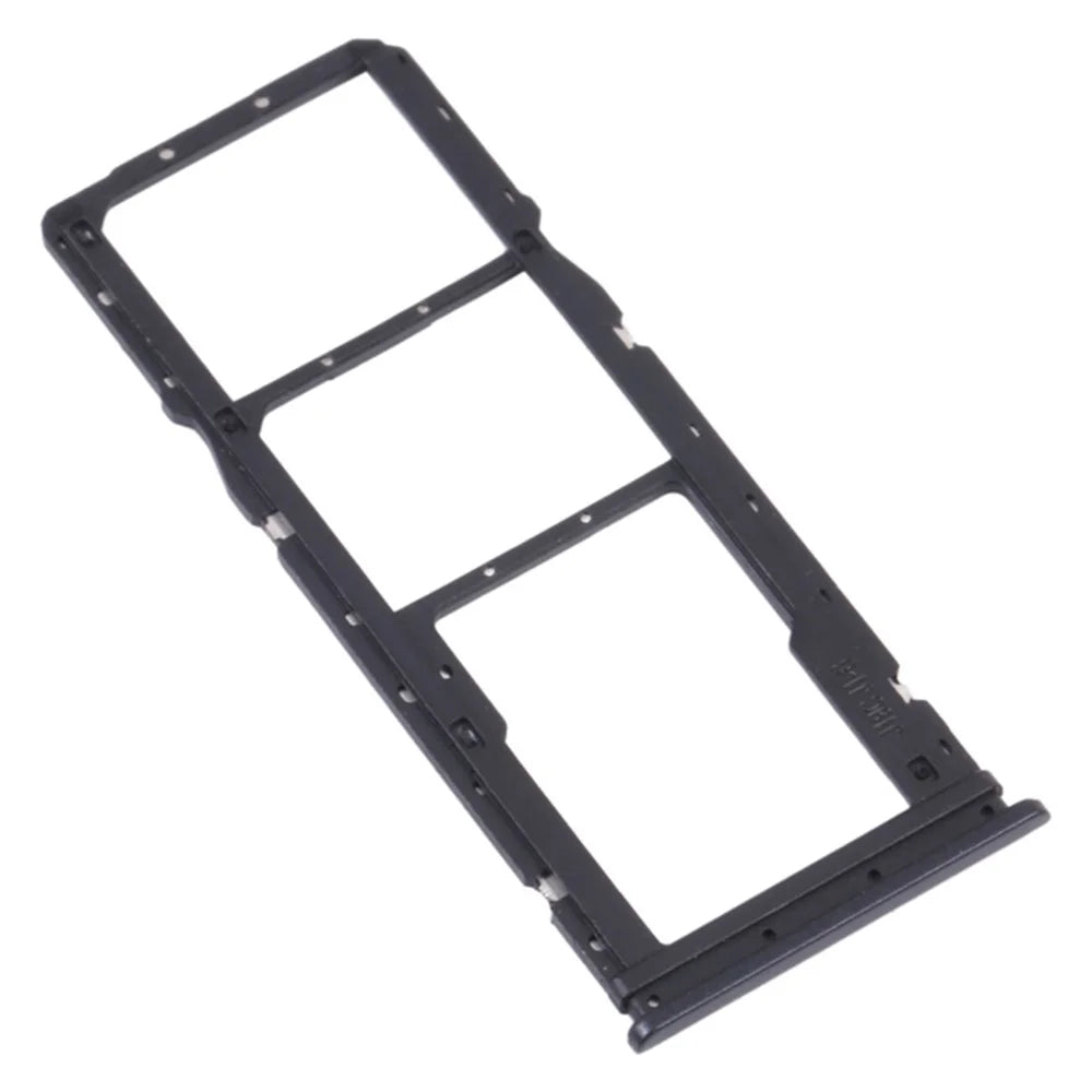 Dual SIM + TF Card Tray Holder Replacement (without Logo) for Xiaomi Redmi Note 9 4G (Qualcomm Snapdragon 662)/9T J19S/M2010J19SC/M2010J19SG/M2010J19SY - Black - 2