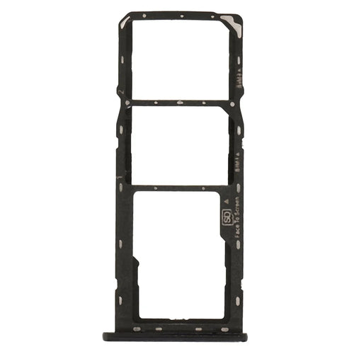 OEM Dual SIM + TF Card Tray Holder Replacement (without Logo) for Nokia 3.2 TA-1156/TA-1159/TA-1164 - Black - 1