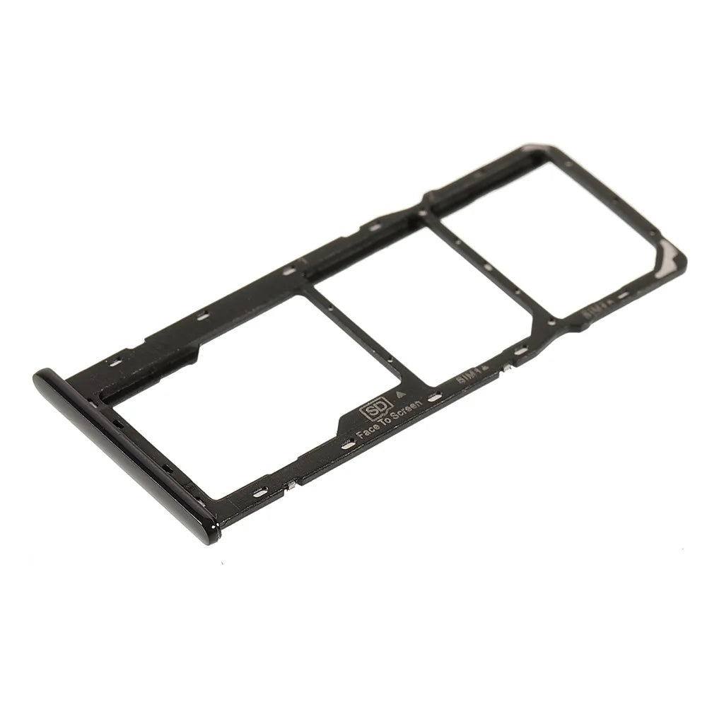 OEM Dual SIM + TF Card Tray Holder Replacement (without Logo) for Nokia 3.2 TA-1156/TA-1159/TA-1164 - Black - 3