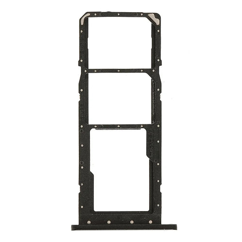 OEM Dual SIM + TF Card Tray Holder Replacement (without Logo) for Samsung Galaxy A03s (164.2mm) - Black - 1
