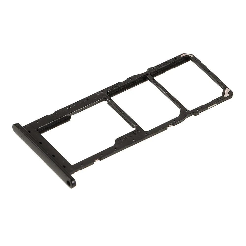 OEM Dual SIM + TF Card Tray Holder Replacement (without Logo) for Samsung Galaxy A03s (164.2mm) - Black - 3